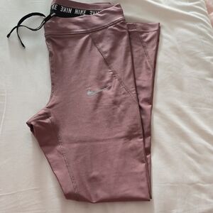 Women Nike Dri-fit Mauve Leggings